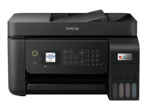 Epson EcoTank ET-4800 - Stampante multifunzione - colore - ink-jet - ricaricabile - A4 (supporti) - fino a 10 ppm (stampa) - 100 fogli - 33.6 Kbps - USB, LAN, Wi-Fi - nero